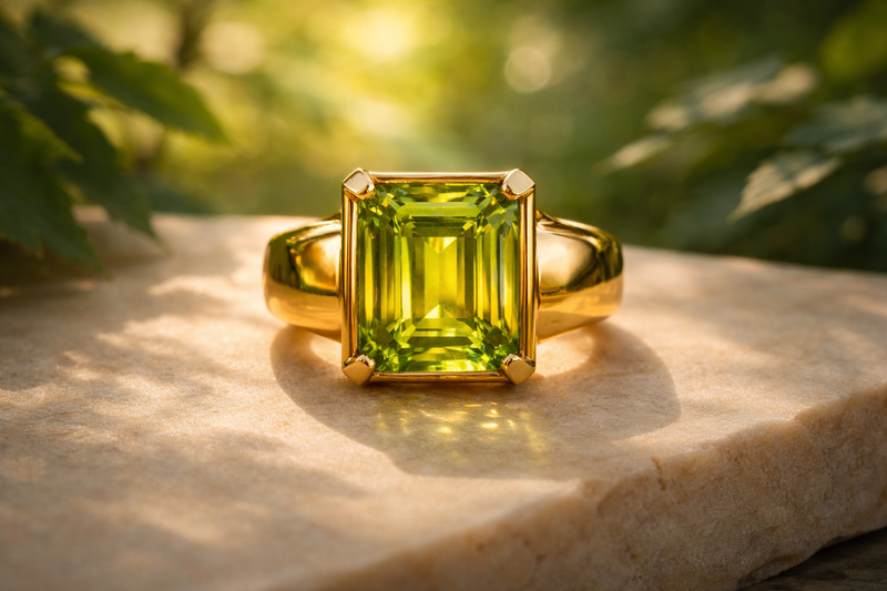 Everything About Peridot: Green With Sunlight In It
