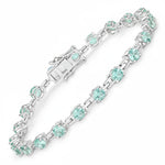 Round Prong Set Tennis Bracelet