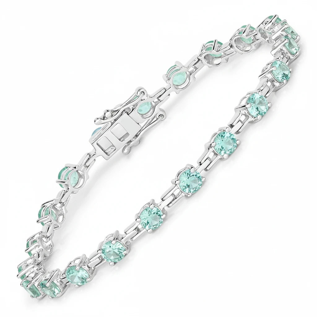 Round Prong Set Tennis Bracelet