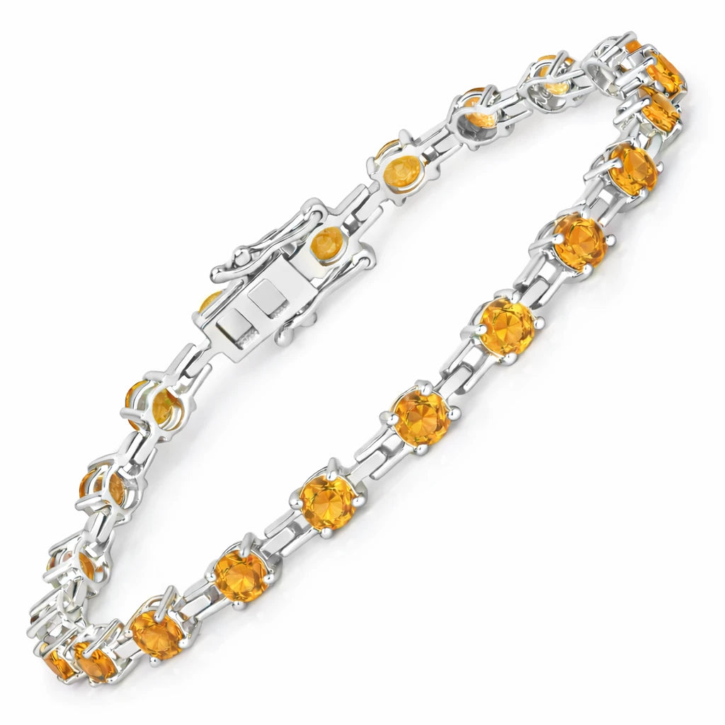 Round Prong Set Tennis Bracelet