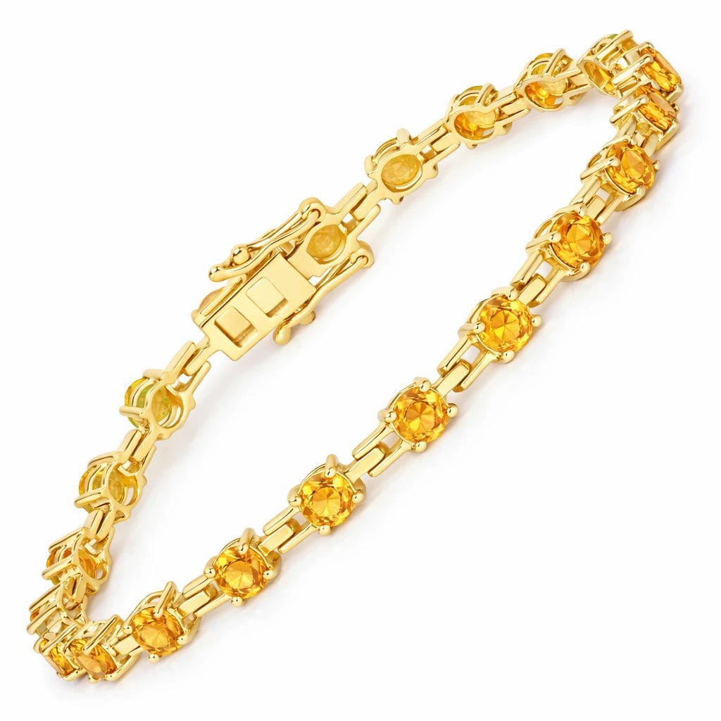 Round Prong Set Tennis Bracelet