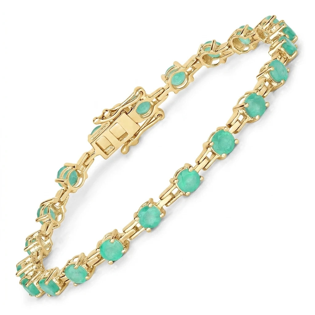 Round Prong Set Tennis Bracelet