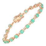 Round Prong Set Tennis Bracelet