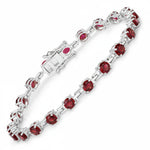 Round Prong Set Tennis Bracelet