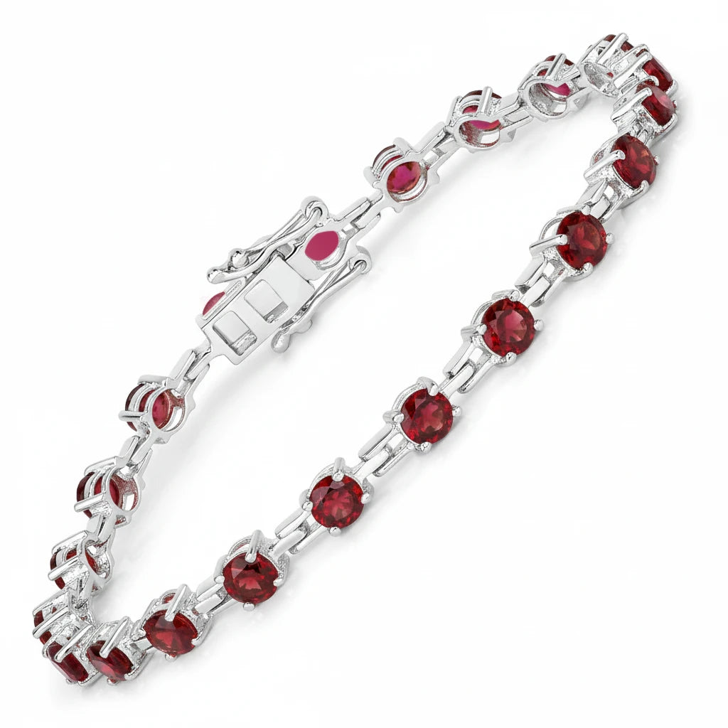 Round Prong Set Tennis Bracelet