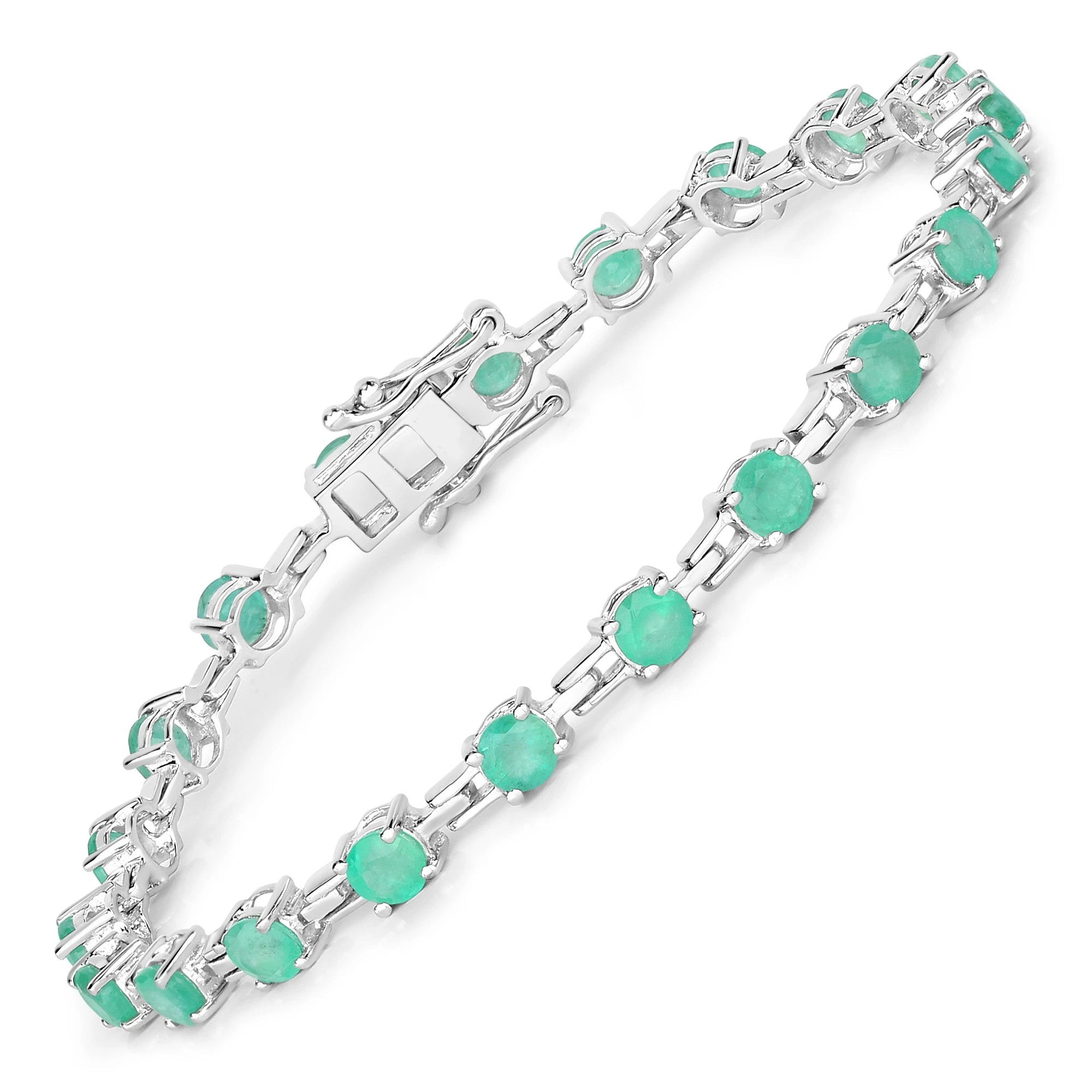 Round Prong Set Tennis Bracelet