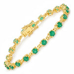 Round Prong Set Tennis Bracelet