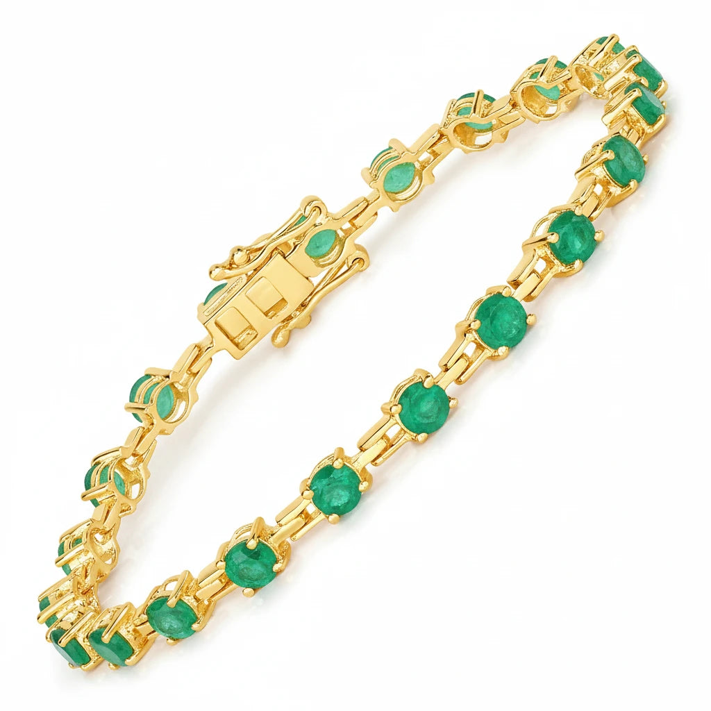 Round Prong Set Tennis Bracelet