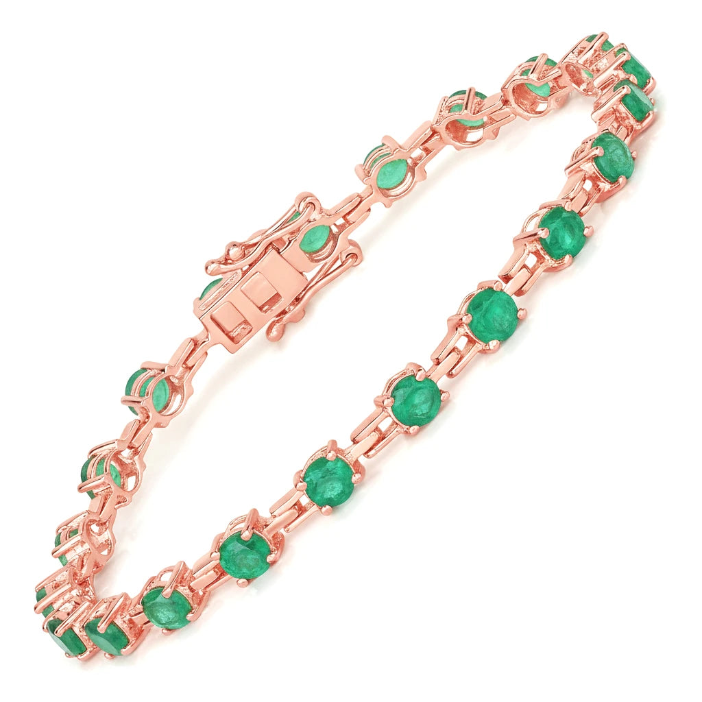 Round Prong Set Tennis Bracelet