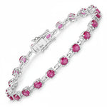 Round Prong Set Tennis Bracelet