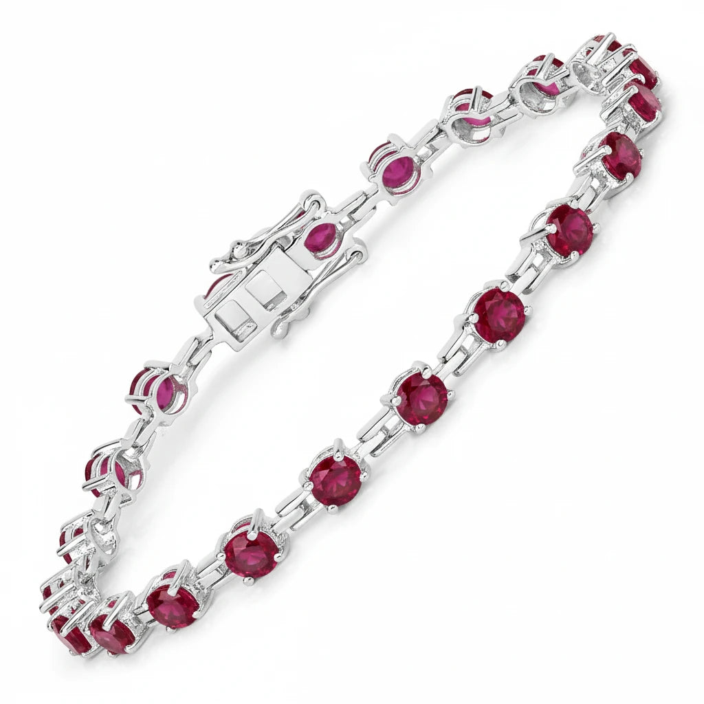 Round Prong Set Tennis Bracelet