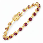 Round Prong Set Tennis Bracelet