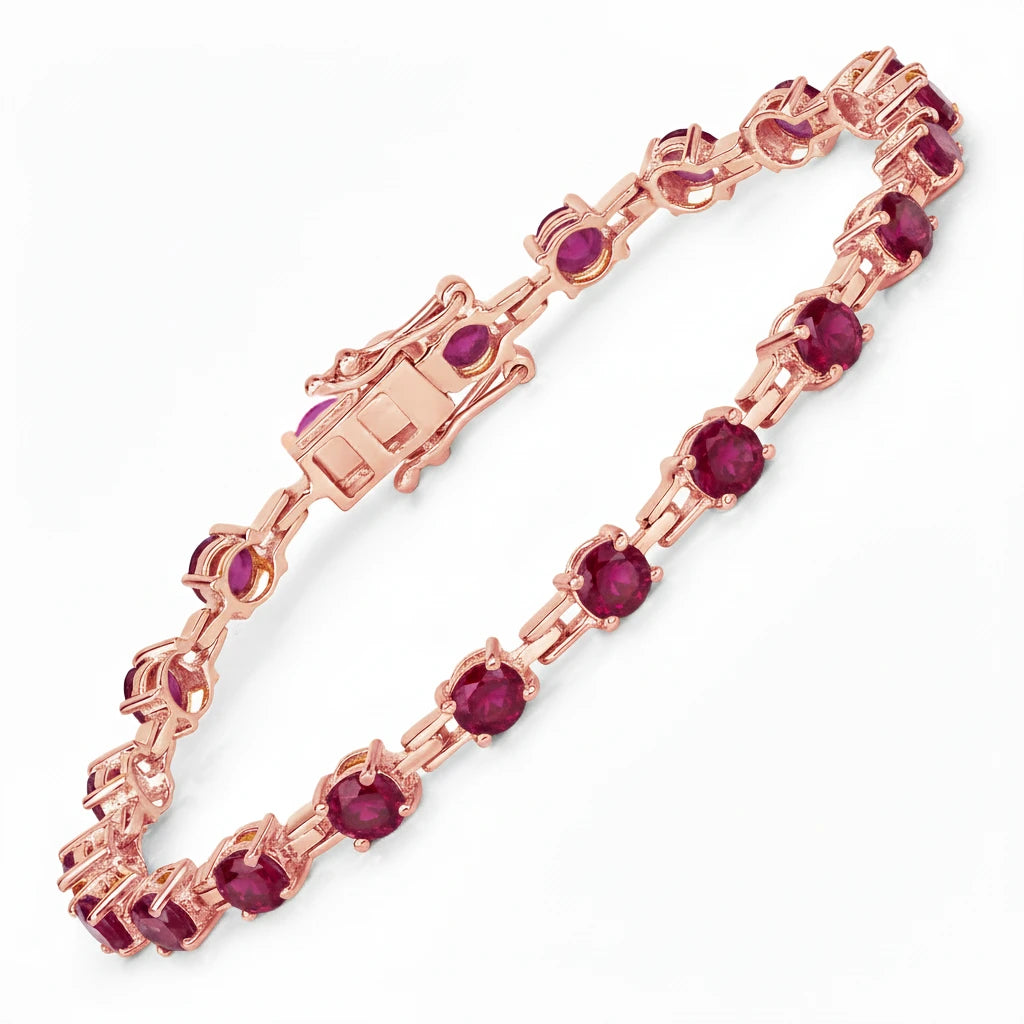 Round Prong Set Tennis Bracelet