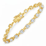Round Prong Set Tennis Bracelet