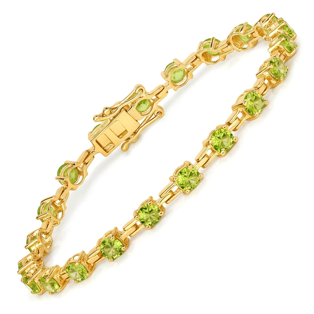 Round Prong Set Tennis Bracelet