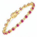 Round Prong Set Tennis Bracelet