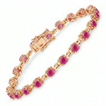 Round Prong Set Tennis Bracelet