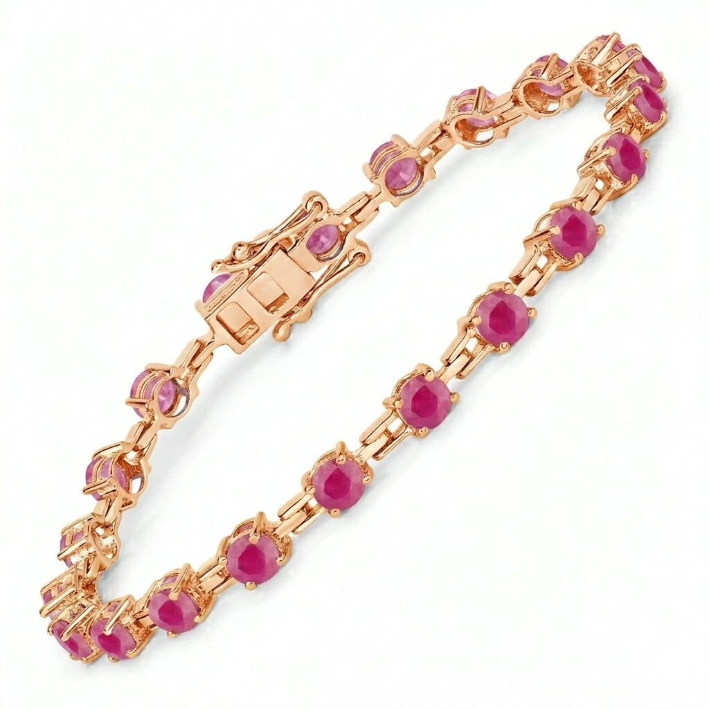 Round Prong Set Tennis Bracelet