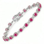 Round Prong Set Tennis Bracelet