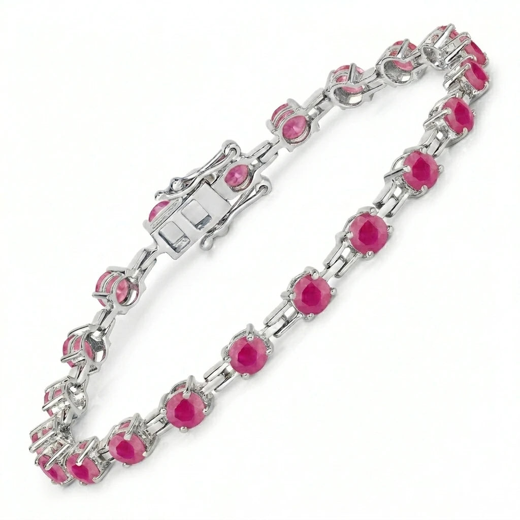Round Prong Set Tennis Bracelet