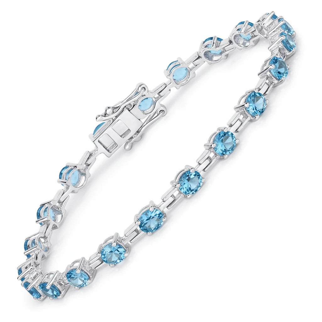Round Prong Set Tennis Bracelet