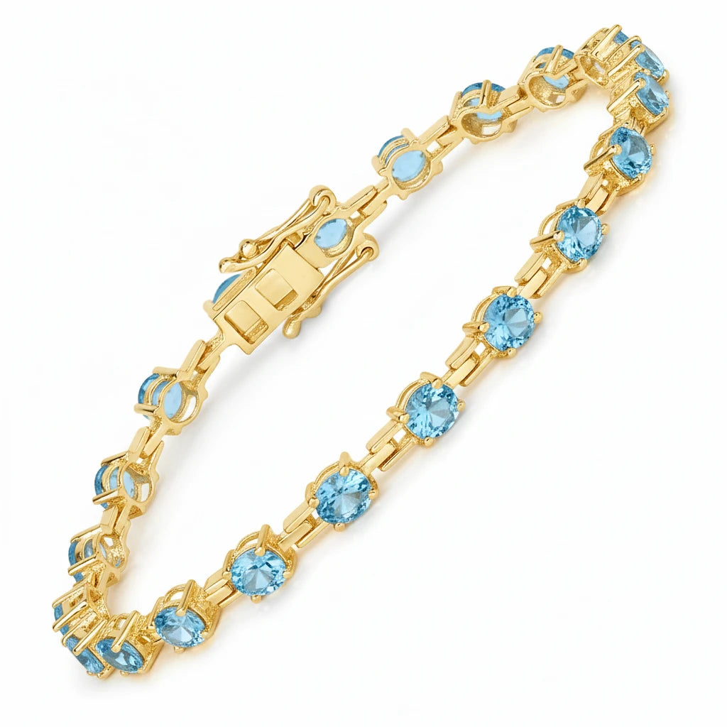 Round Prong Set Tennis Bracelet