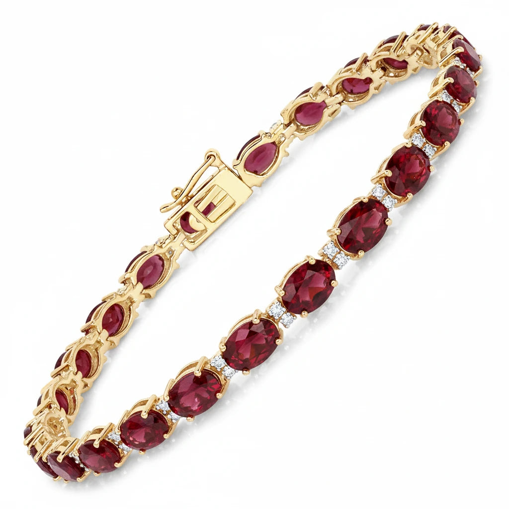 Oval Tennis Bracelet