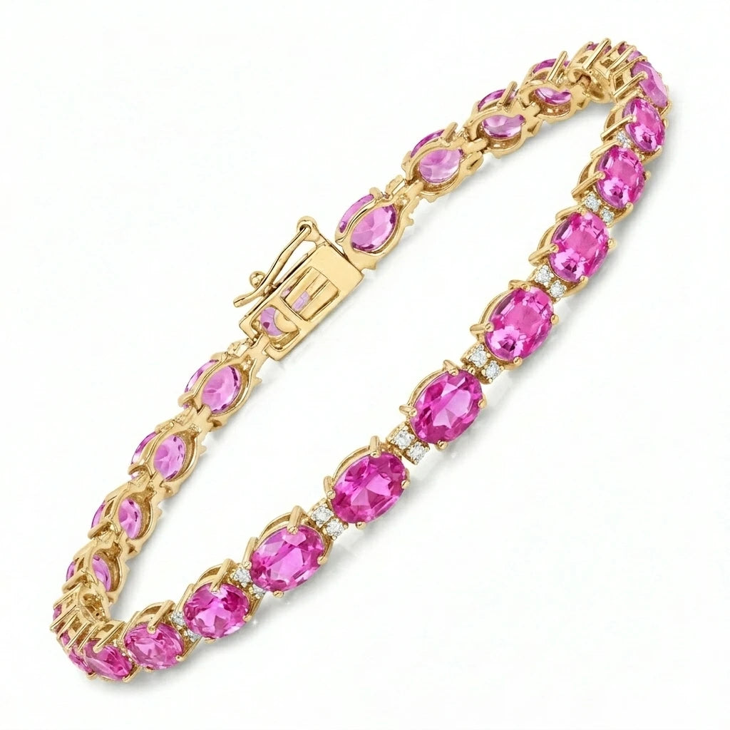 Oval Tennis Bracelet