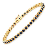 Bezel Set Round Tennis Bracelet