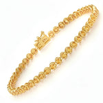 Bezel Set Round Tennis Bracelet