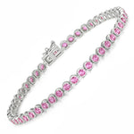 Bezel Set Round Tennis Bracelet