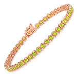 Bezel Set Round Tennis Bracelet