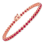Bezel Set Round Tennis Bracelet