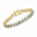 Stackable Bezel Set Round Tennis Bracelet
