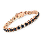 Stackable Bezel Set Round Tennis Bracelet
