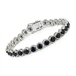 Stackable Bezel Set Round Tennis Bracelet