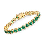 Stackable Bezel Set Round Tennis Bracelet