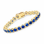 Stackable Bezel Set Round Tennis Bracelet