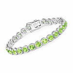 Stackable Bezel Set Round Tennis Bracelet