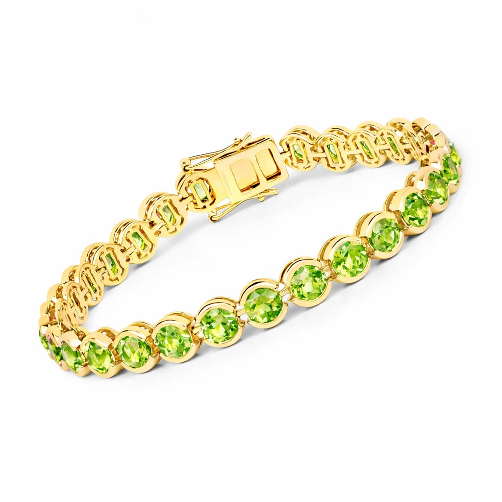 Stackable Bezel Set Round Tennis Bracelet