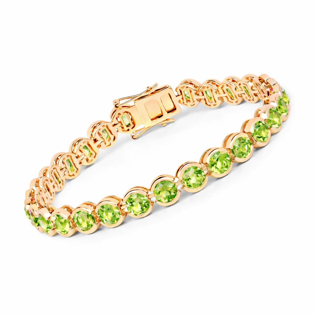 Stackable Bezel Set Round Tennis Bracelet
