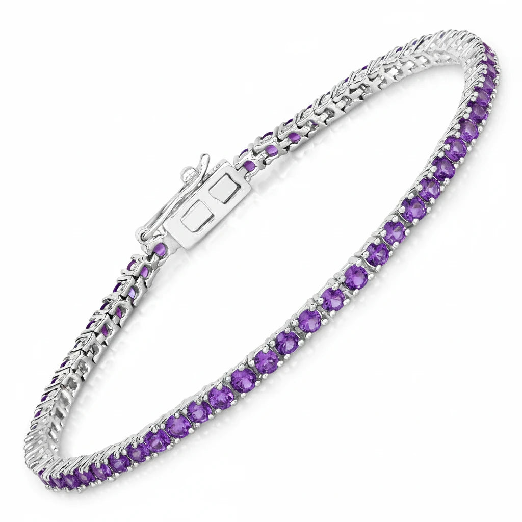 Classic Round Prong Set Tennis Bracelet
