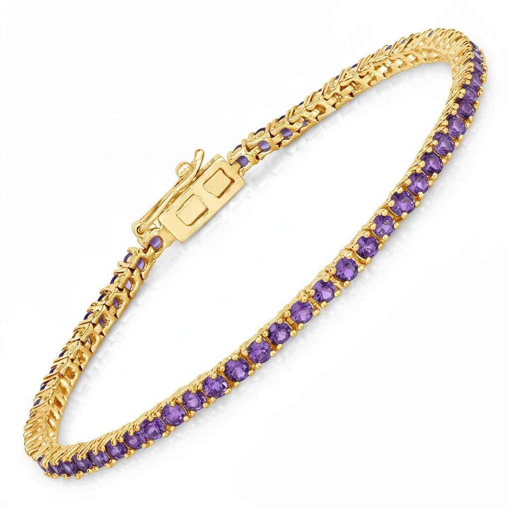 Classic Round Prong Set Tennis Bracelet