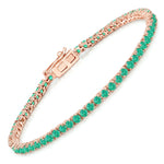 Classic Round Prong Set Tennis Bracelet