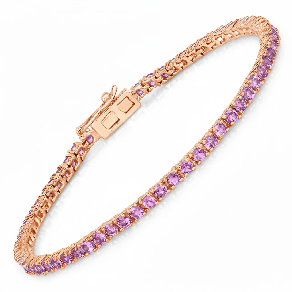 Classic Round Prong Set Tennis Bracelet