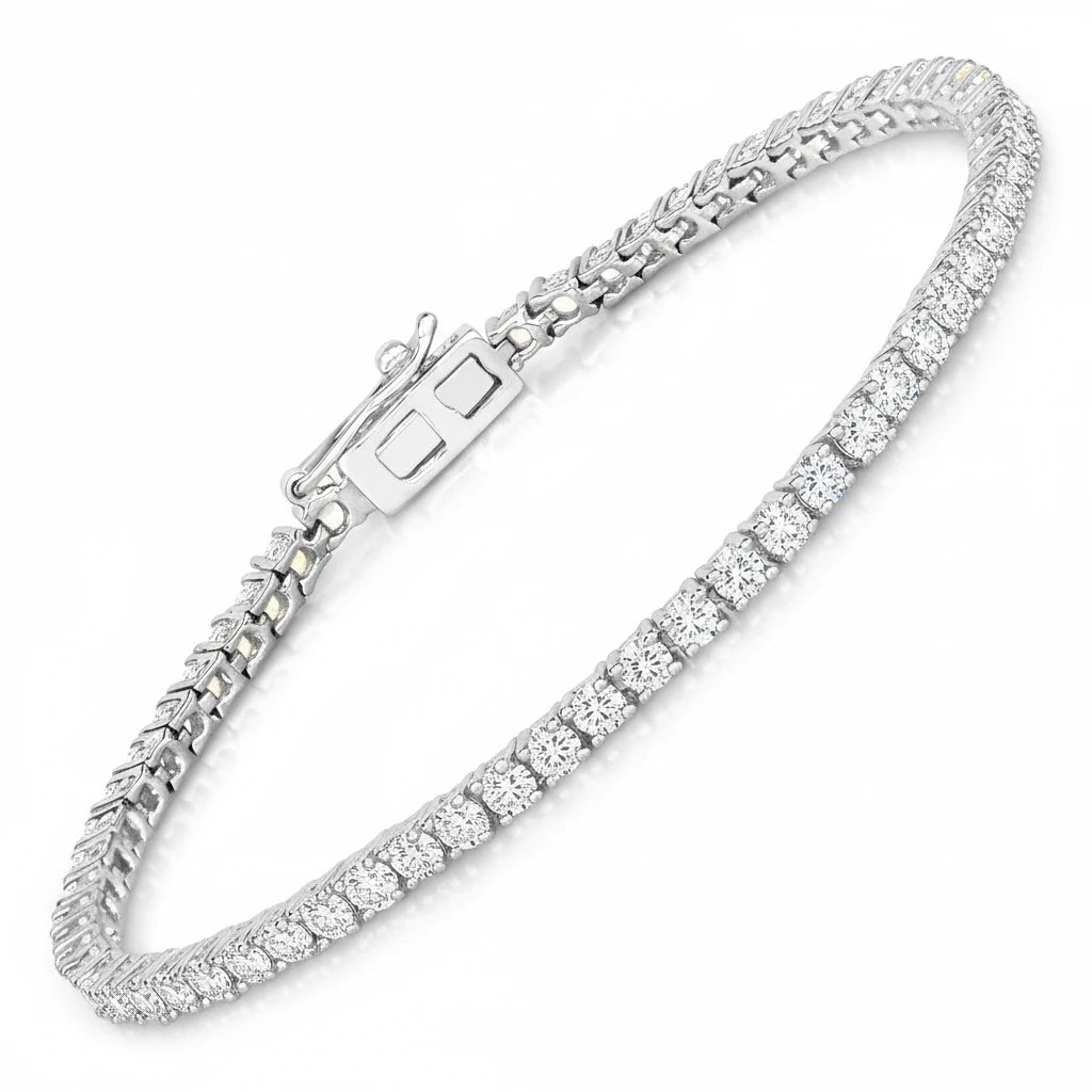 Classic Round Prong Set Tennis Bracelet