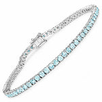 Round Prong Set Tennis Bracelet