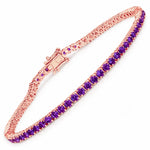 Round Prong Set Tennis Bracelet