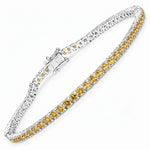 Round Prong Set Tennis Bracelet