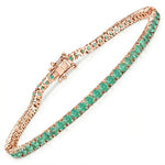 Round Prong Set Tennis Bracelet